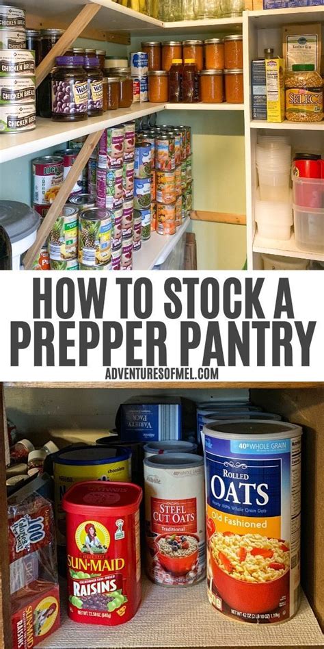 Beginners Guide To Stocking A Working Prepper Pantry Survival Food