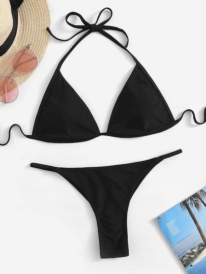 Scalloped Trim Side Tie Bikini Set Artofit