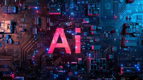 Artificial Intelligence Concept AI Technology Circuit Board