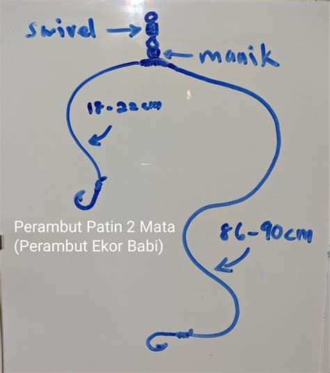 Perambut Siap Patin Kolam 2 Mata 1stopfishing