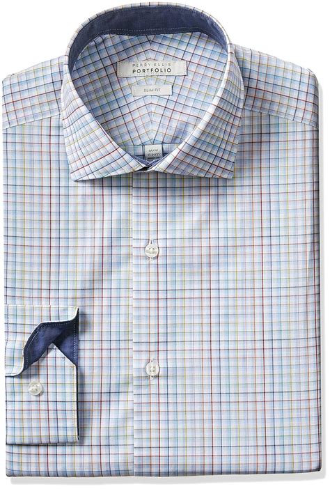 Perry Ellis Portfolio Shirt Slim Fit Fitnessretro