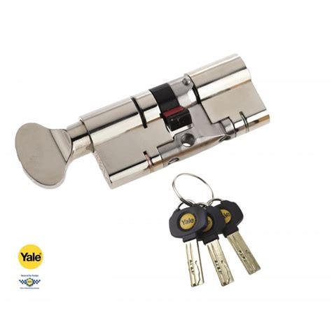 Yale Anti Snap Platinum Thumbturn Door Cylinder