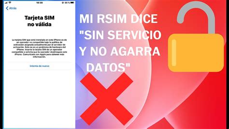 MI iPHONE CON RSIM DICE SIN SERVICIO Y NO AGARRA SEÑAL Y NO AGARRA