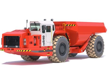 sandvik underground truck sandvik   cgtrader