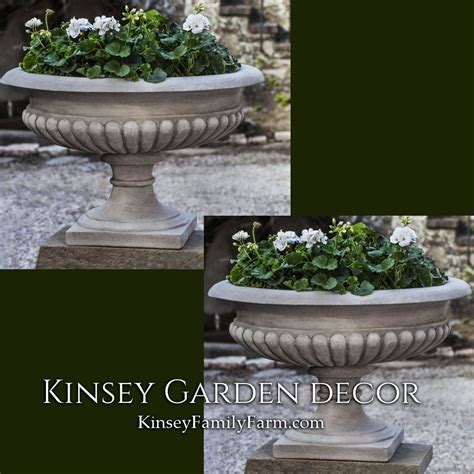 Newport Kingscote Urn Cast Stone Planters Kinsey Garden Decor