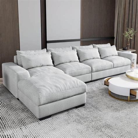 Sectional Sofa Light Grey | Cabinets Matttroy