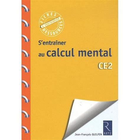 S entraîner au calcul mental CE2 Cdiscount Librairie