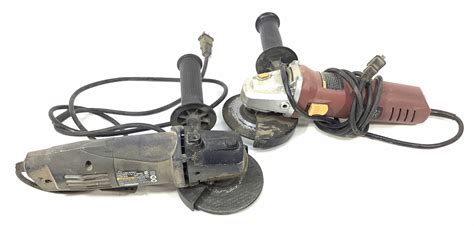 Lot 2 Chicago Electric Angle Grinders