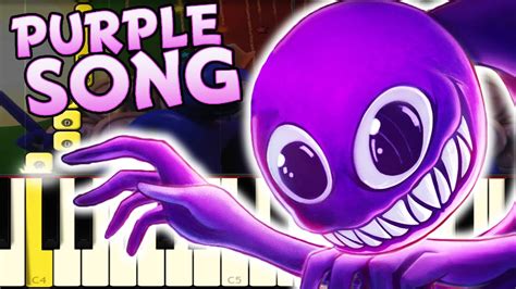 Purple Rainbow Friends Animated Rap Song Youtube