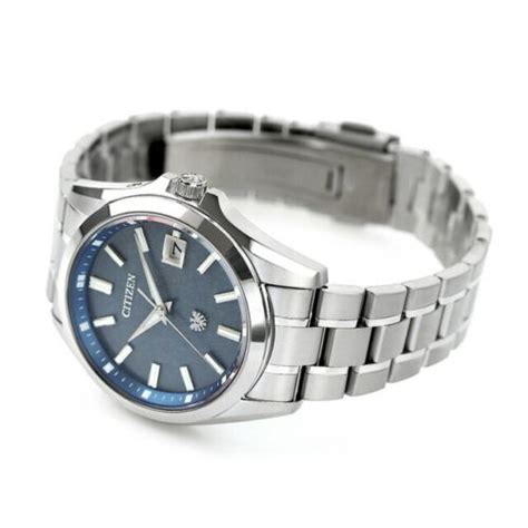 The Citizen Aq M Titanium Eco Drive Solar Watch Indigo Dye Washi