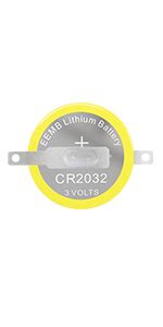 Amazon EEMB 10PACK 3V CR2032 CMOS Battery With Wire Leads And