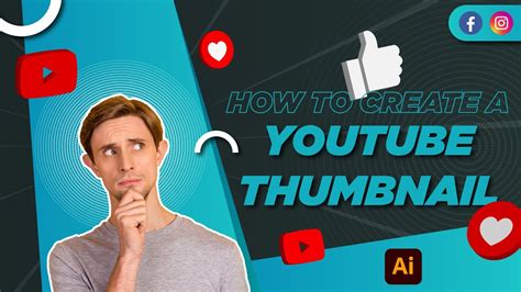 How To Design Modern Youtube Thumbnail In Adobe Illustrator Step By