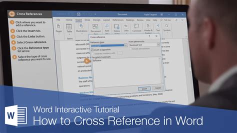 How To Cross Reference In Word Customguide