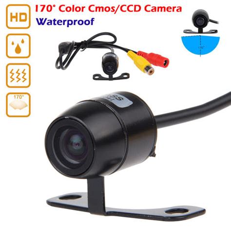 Surveillance Cameras 12V Mini Color CCD Reverse Backup Car Front Rear