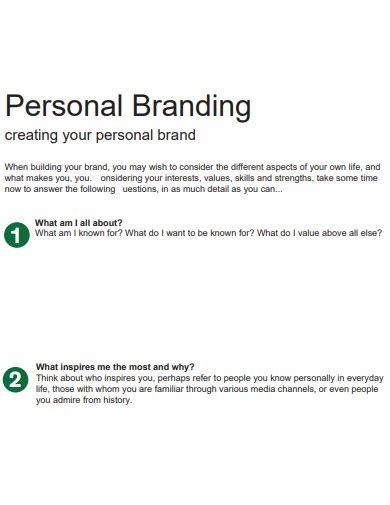 30 Personal Brand Statement Examples In Pdf Examples