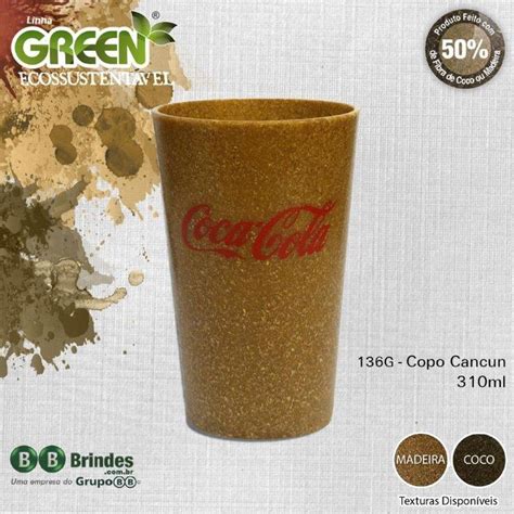 Copo Cancun Grupo BB 320ml Linha Green Ecossustentável Produzido