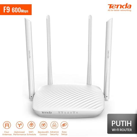 Jual Wifi AP Tenda F6 F3 F9 Wireless N300 Easy Setup Router 300Mbps 4