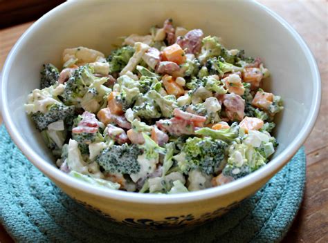 Keto Amish Broccoli Cauliflower Salad Splash Of Keto