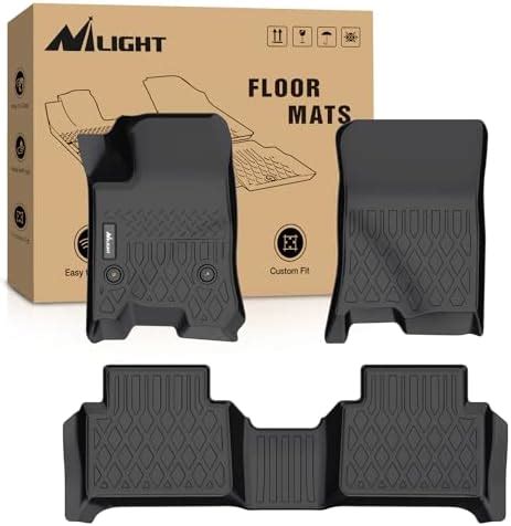 Amazon Nilight TPE Floor Mats For Chevy Colorado GMC Canyon Crew