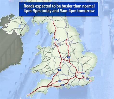 Road Map Of England Motorways - United States Map