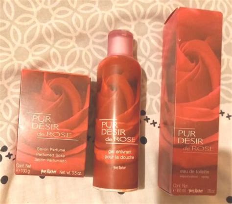 Lot Pur Désir De Rose Yves Rocher Eau De Toilette 60 Ml Savon Gel