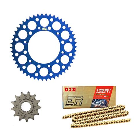 Kit Trasmissione Catena Did O Ring Corona Renthal Pignone Per Ktm Exc