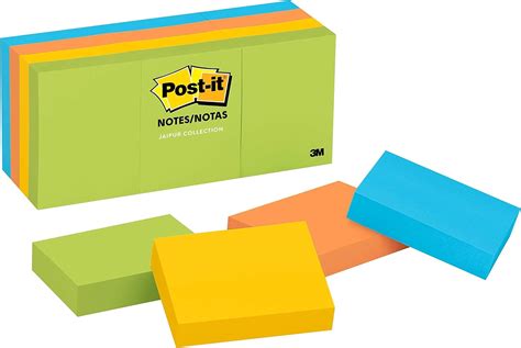 Post It Notas 1 5 X 2 Pulgadas 12 Blocs Notas Adhesivas Favoritas De