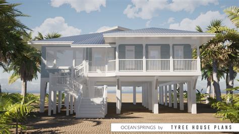 Ocean Springs Old Florida Beach House With Lookout Tower By Tyree