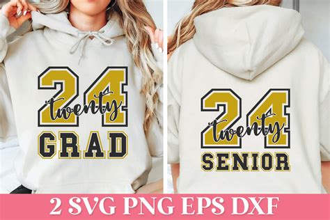 Twenty 24 Senior And Grad Svg Graphic By Anastasia Feya · Creative Fabrica