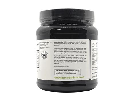 Organic Plant Protein Powder - Gastric Health