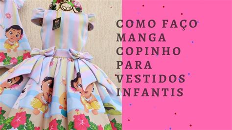 Como Fazer Manga Copinho Vestido Infantil Youtube