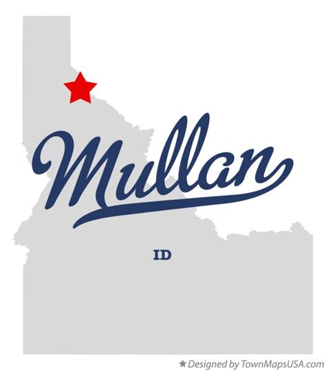 Map of Mullan, ID, Idaho