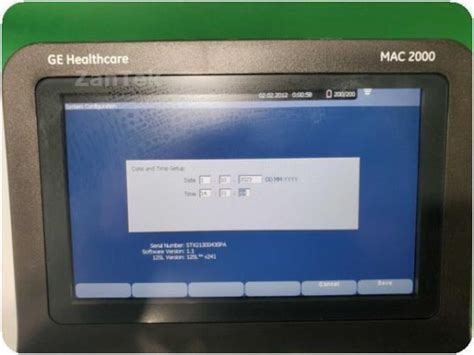 Ge Mac 2000 Ekg Machine 12 Lead Resting Ecg System W Wifi Patient