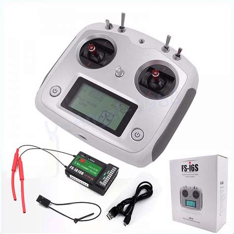 Flysky FS I6S 2 4G 10CH AFHDS 2A Transmitter With FS IA6B Receiver