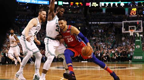 Boston Celtics Vs Philadelphia Ers Sixers Game Nba Playoffs