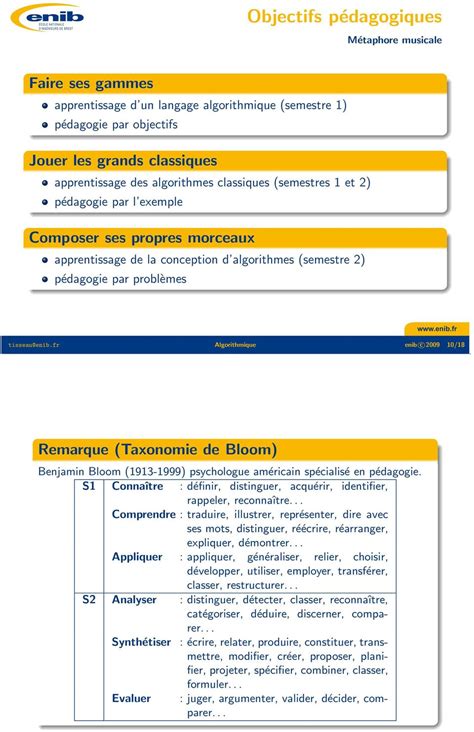 en utilisant une boucle PDF Initiation à l algorithmique Enibwww enib