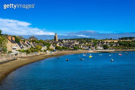 Picturesque Breton Village Saint Suliac At The Atlantic Coast In