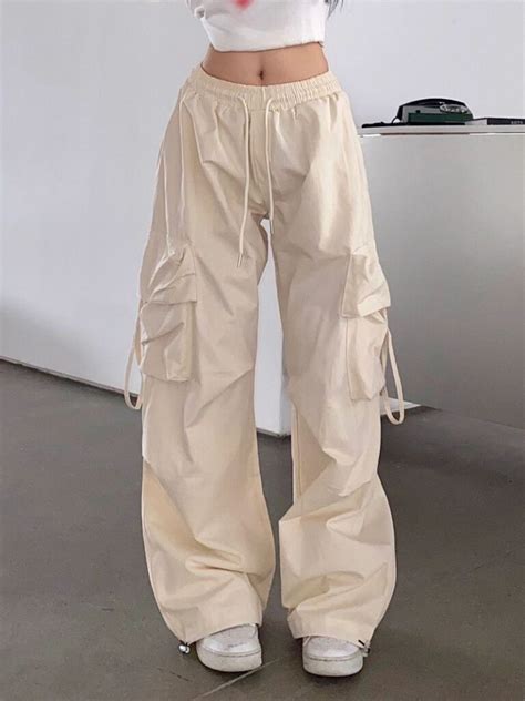 Womens Y2k Baggy Cargo Pants Harajuku Streetwear Shopshive