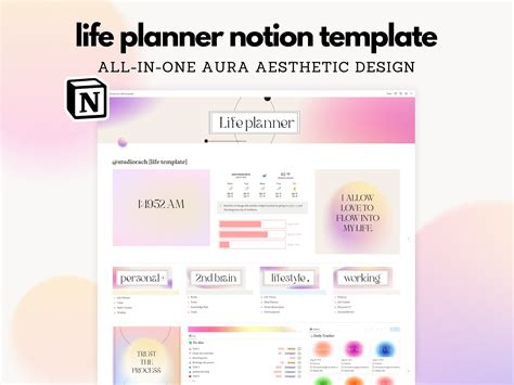 Life Planner Notion Template Creative Market