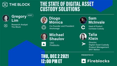 The State Of Digital Asset Custody Solutions Brought To You By