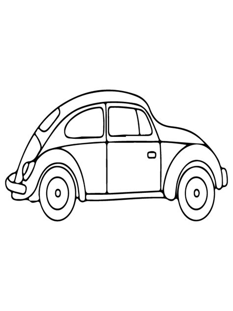 Simple Car Designs Coloring Pages