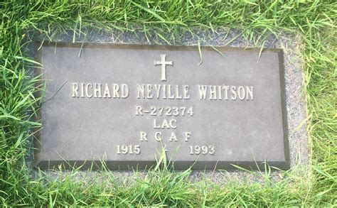 Richard Neville Whitson 1915 1993 Find A Grave Memorial