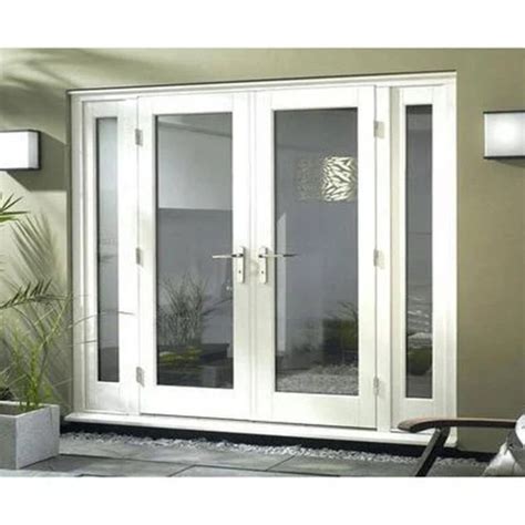 Aluminium Glass Hinged Double Door Thickness 20mm At Rs 240 Sq Ft In