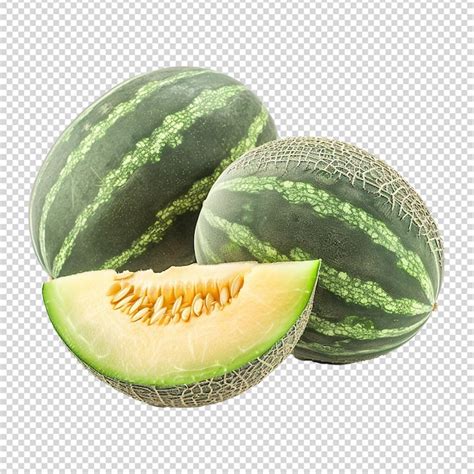 Premium Psd Pepino Melons Isolated On Transparent Background