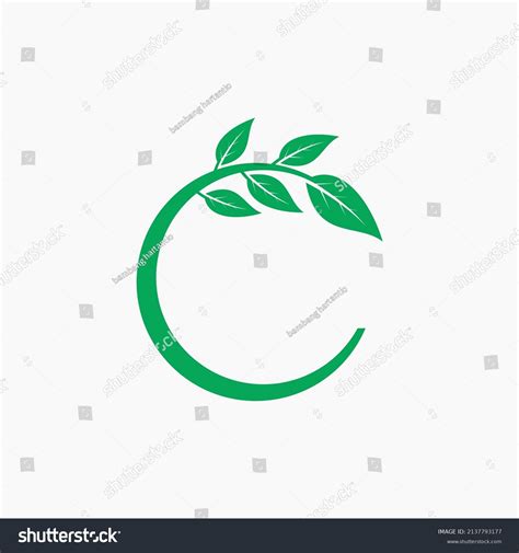 Leaf Circle Design Logo Vector Stock Vector (Royalty Free) 2137793177 ...