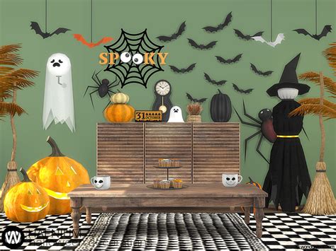 The Sims Resource - Hafnium Halloween Decorations