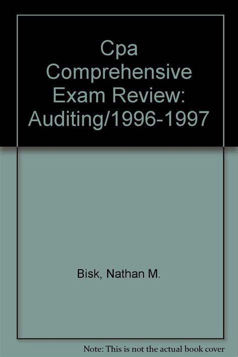 Buy Cpa Comprehensive Exam Review Auditing1996 1997 Book Online At