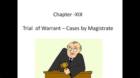 Code Of Criminal Procedure 1973 CRPC Chapter 19 Trial Of Warrant