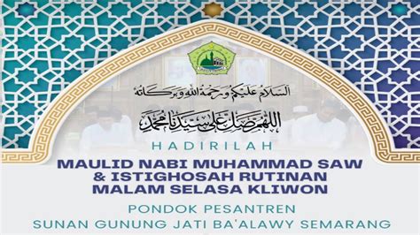 Live Rutinan Malem Selasa Kliwon Maulid Nabi Muhammad Saw