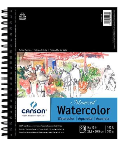 Cuaderno De Artist Series Acuarela Canson Montval Env O Gratis